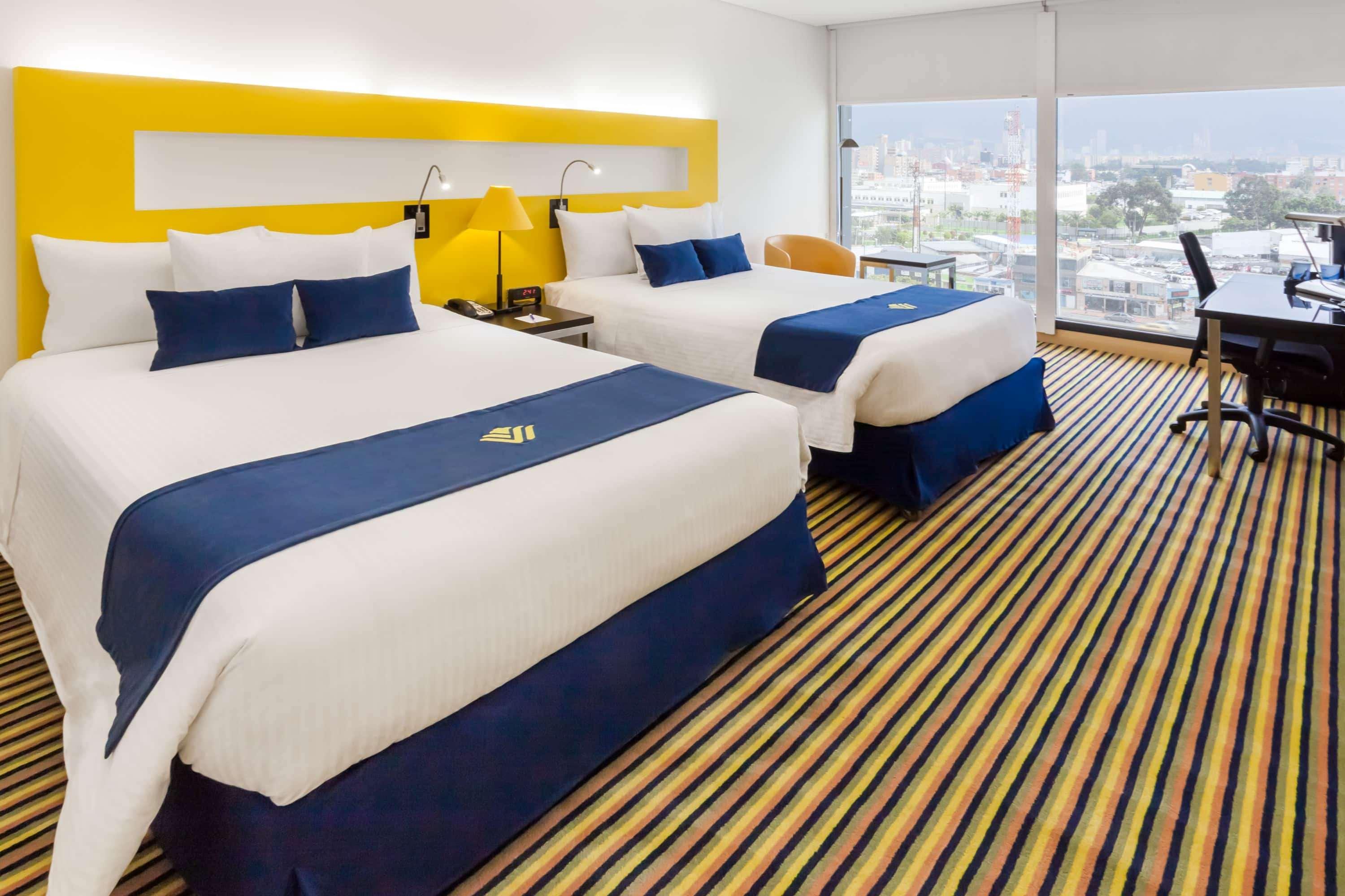 فندق Wyndham بوغوتا المظهر الخارجي الصورة A typical room at the hotel